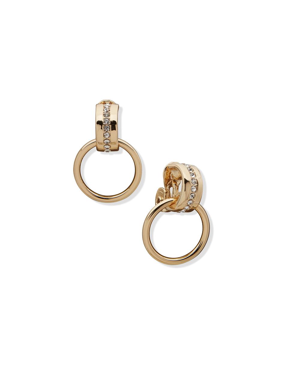 Boucles d'oreilles clip Anne Klein Doorknocker Crystal   | GED-4762880